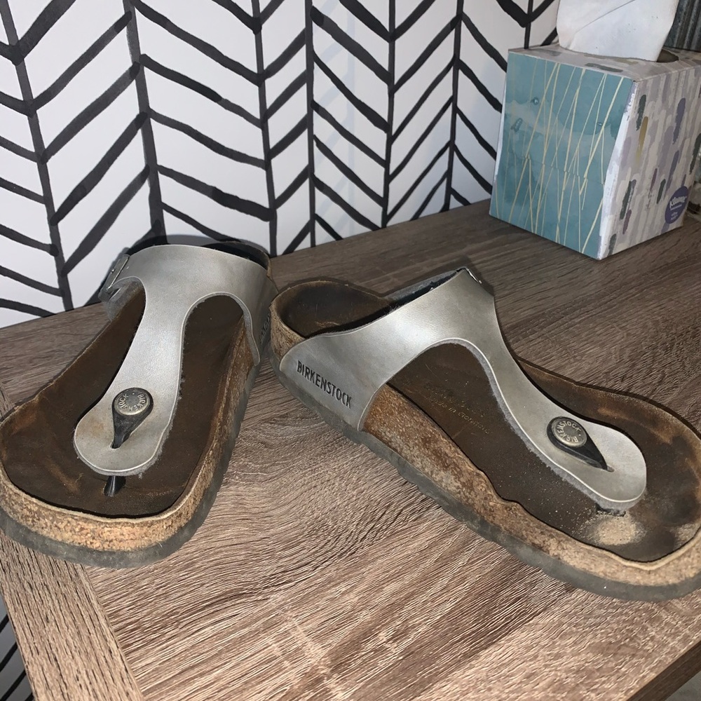 Silver Birkenstock’s